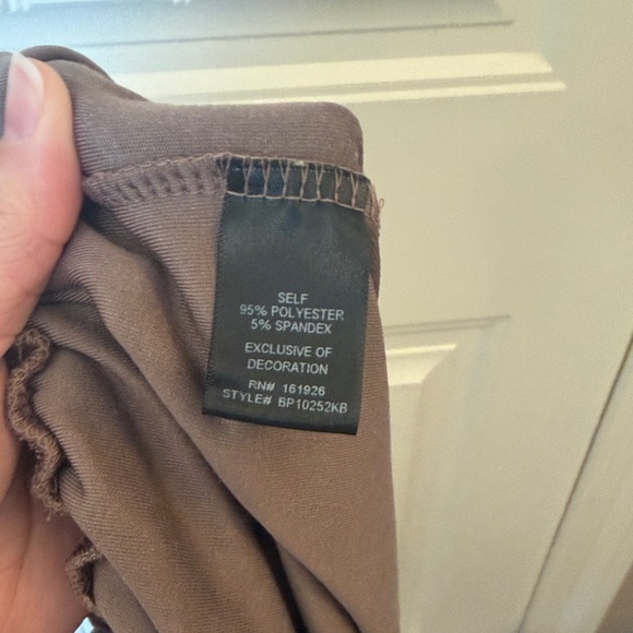 Blue Velvet Elegant Boho Velvet Wide Leg Lace Bottom Pants - Picture 5 of 7